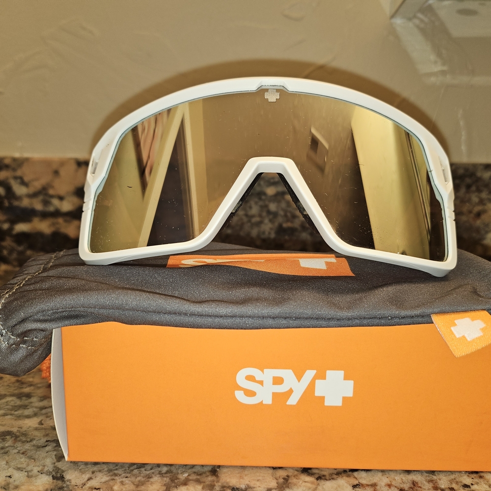 SPY White Sun Glasses